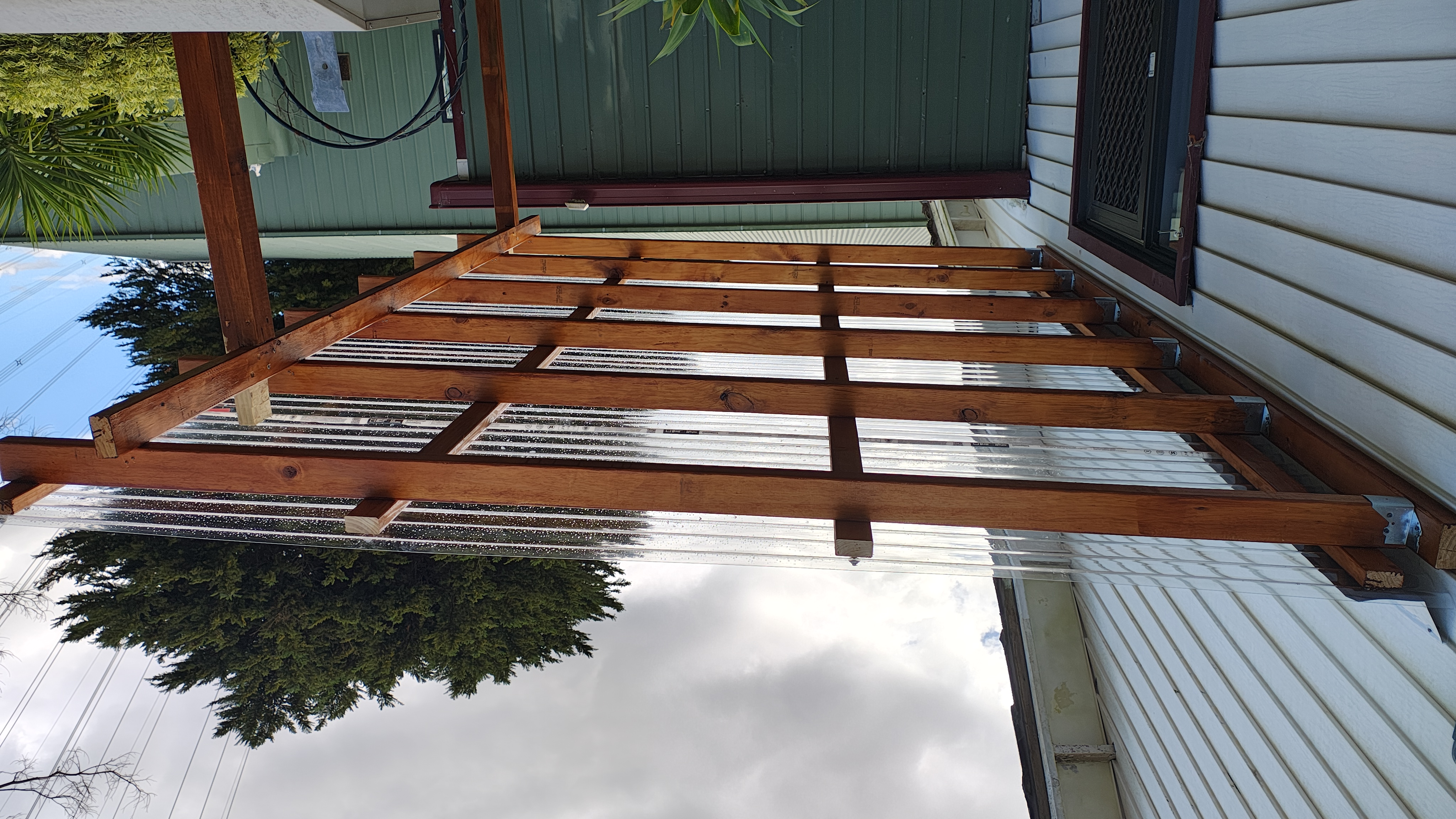 Outdoor Pergola Build
